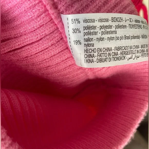 NWT ZARA pink knit mini skirt M - Picture 3 of 3